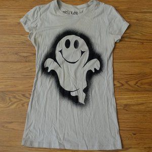 LOL Vintage Gray Ghost Halloween T Shirt